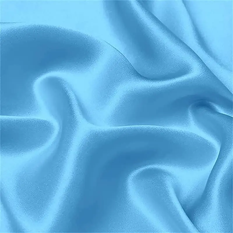 Non-toxic 100% Pure Mulberry silk fabric 16/19/22/25MM Plain Dyed Charmeuse OEKO-TEX100