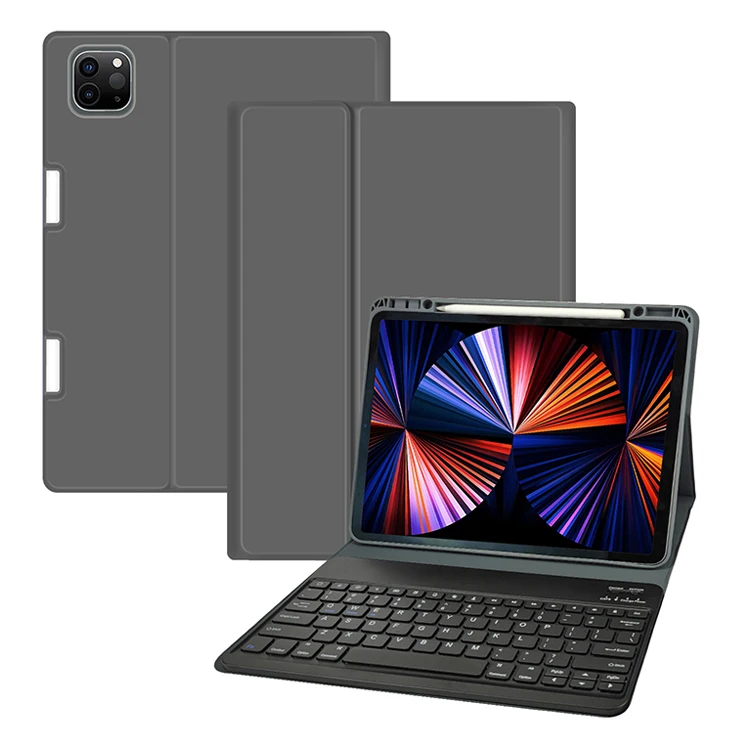 Custom Tablet Case With Wireless Keyboard For iPad Keyboard Case 12.9 Inch 2022 Compatible for iPad Pro 12.9 2021 2020 2018