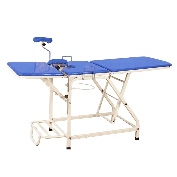 wholesale Hongan medical portable manual stainless steel gynecological examination chair table obstetric gynecology