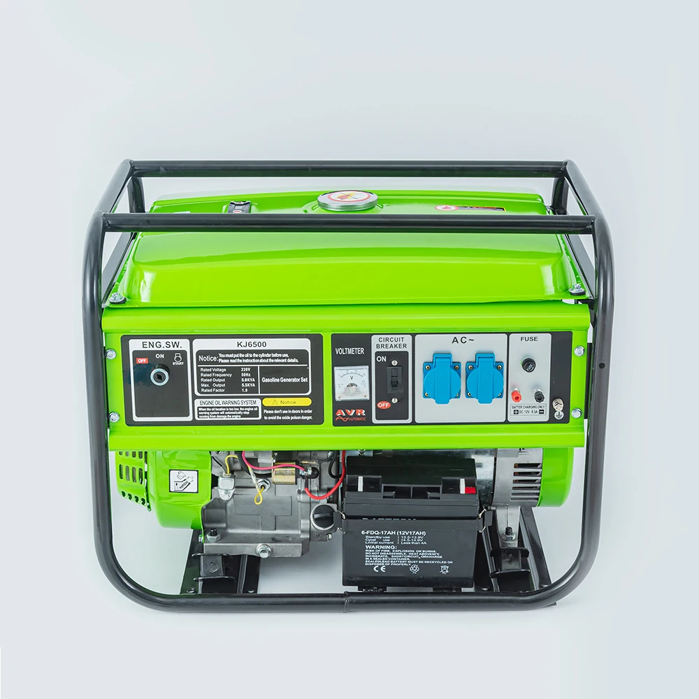 Профессиональный бесшумный бензиновый генератор 5 кВт, бензиновый двигатель в Китае