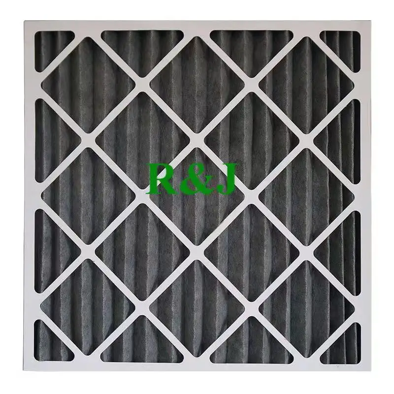 Горячая продажа MERV 8 9 11 13 14 плиссированная воздушная печь Ac фильтр картонная бумажная рамка воздушный