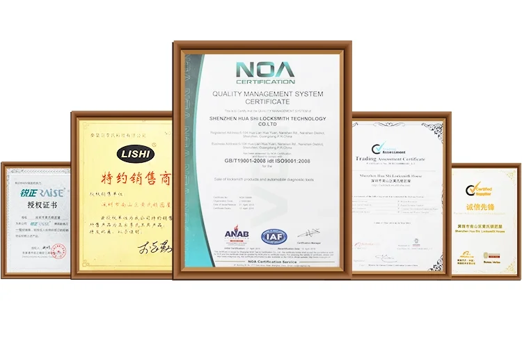 High quality auto lock open reader HYN11 Lishi 2in1 locksmith tools set