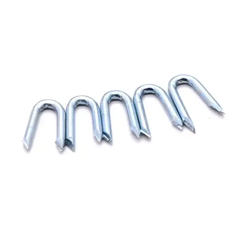 Barbed Fence Staples U Type Nails Used for Fixing Fence Wire to Wooden Posts