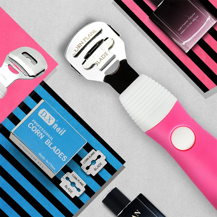 Professional remove dead skin foot scraper pedicure stainless steel foot file pedicure