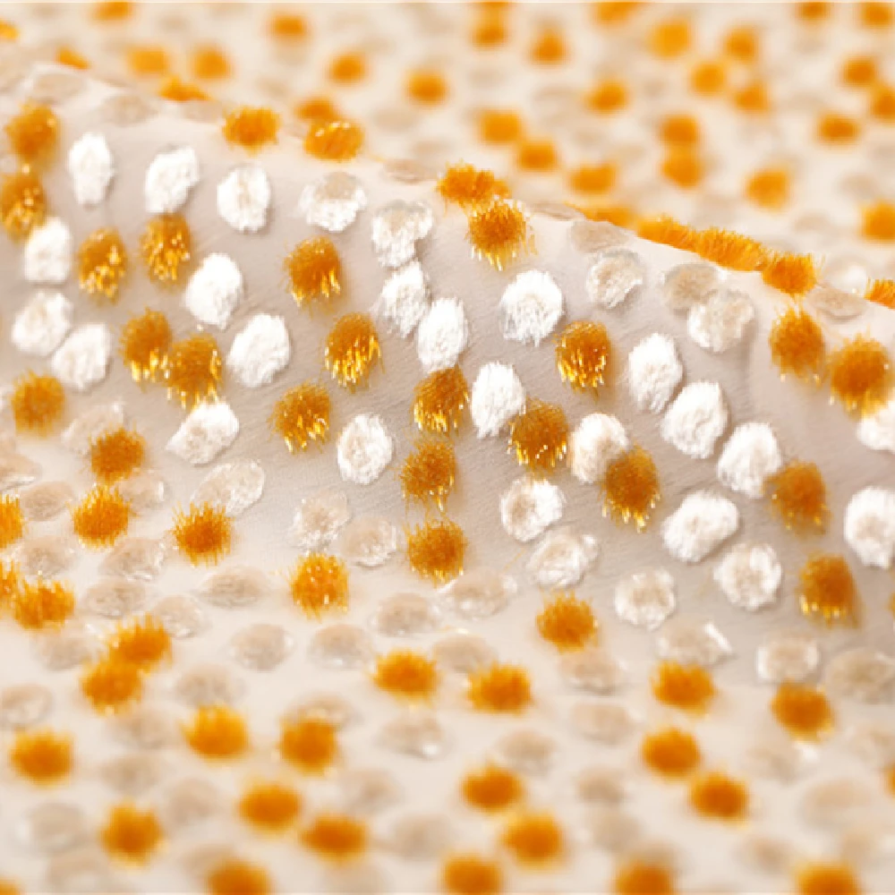 Far East Textile Manufacturer Supplier Woven Silk Rayon Velvet Custom Burnout velvet metallic jacquard