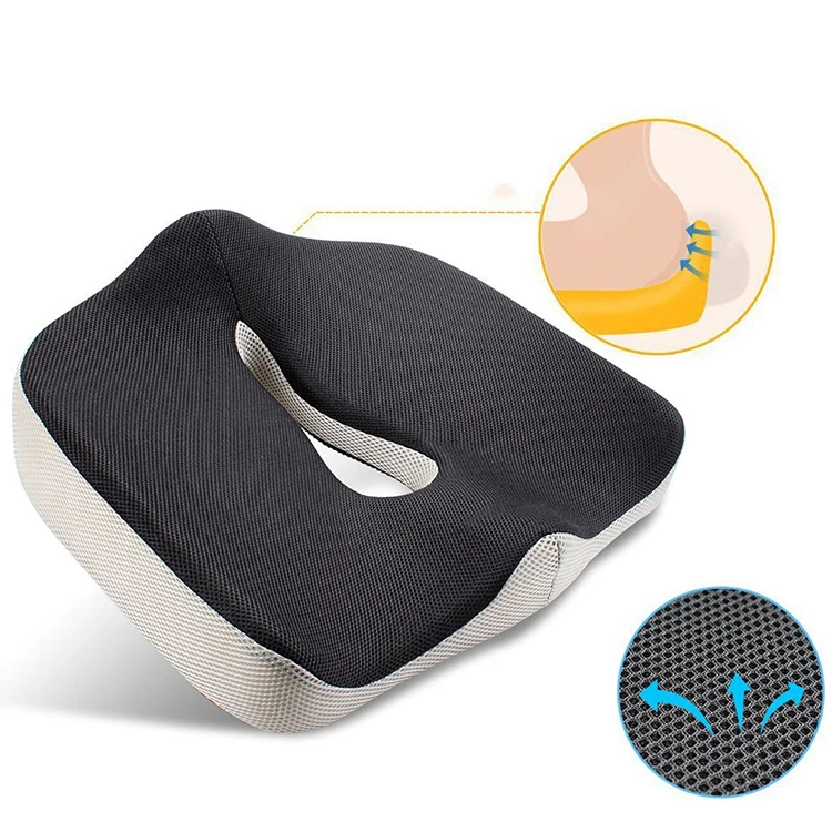non-slip memory foam seat cushion