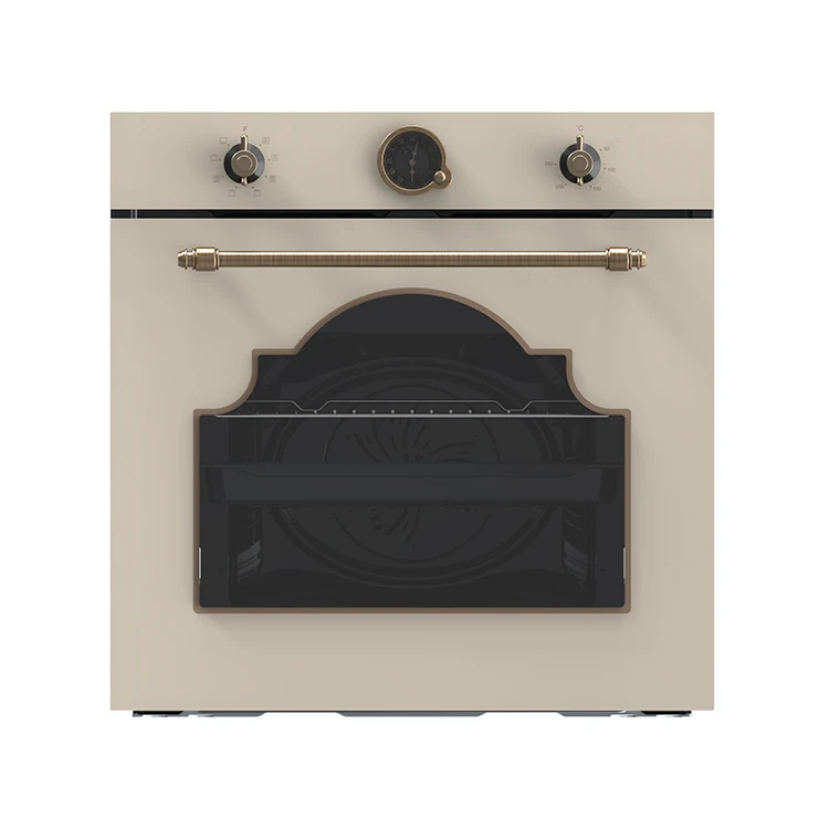 HEME Retro 9 Font Beige Glass Power Turbo Analog Clock