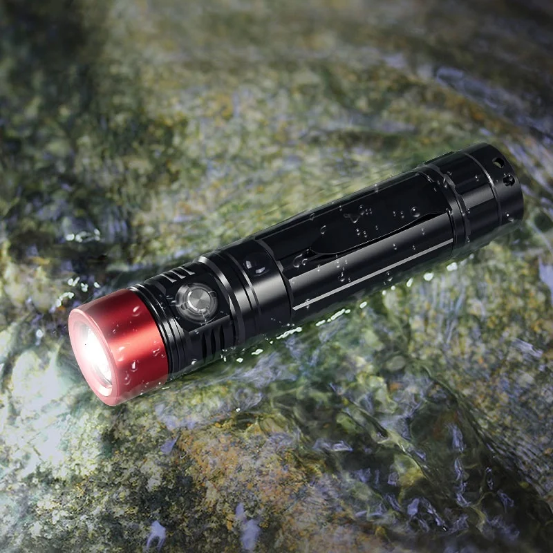 2000 High Lumens Scuba Diving Torch waterproof led lighting Diving IPX8 Flashlight portability torchlight