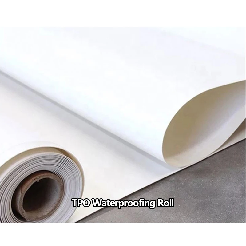 China professional roofing materials various type TPO waterproofing membrane