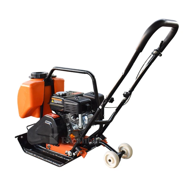 Hot Selling Durable Asphalt Construction Machinery Water Tank Vibrating High Strength Steel 5.5Hp Plate Compactor