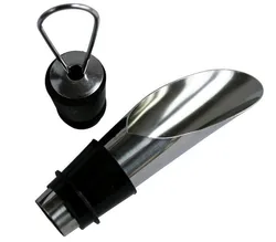 Promotional food grade Stainless Steel Wine Pourer wine stopper
