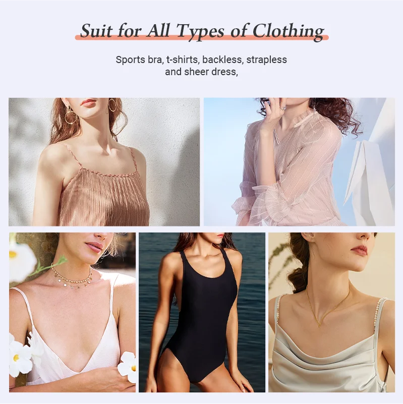OEM Girls Beautiful Sexy Women Nipple Cover Silicone Rabbit Ear Shape Push Up Adhesive Bra