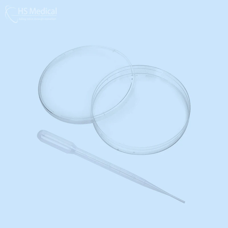 Медицинская тарелка для выращивания клеток лабораторная тарелка Петри пластиковая Стерильная тарелка Петри Стерильная для выращивания клеток