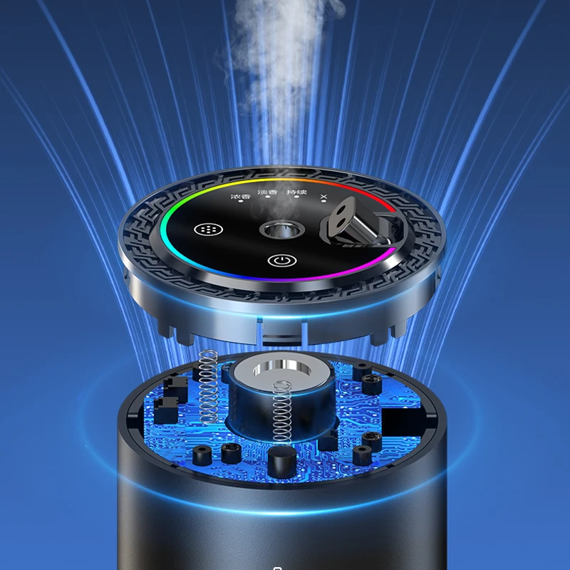 new technology products 2024 air aroma luxury perfume freshener star light essential oil led mini electric car smart diffuser