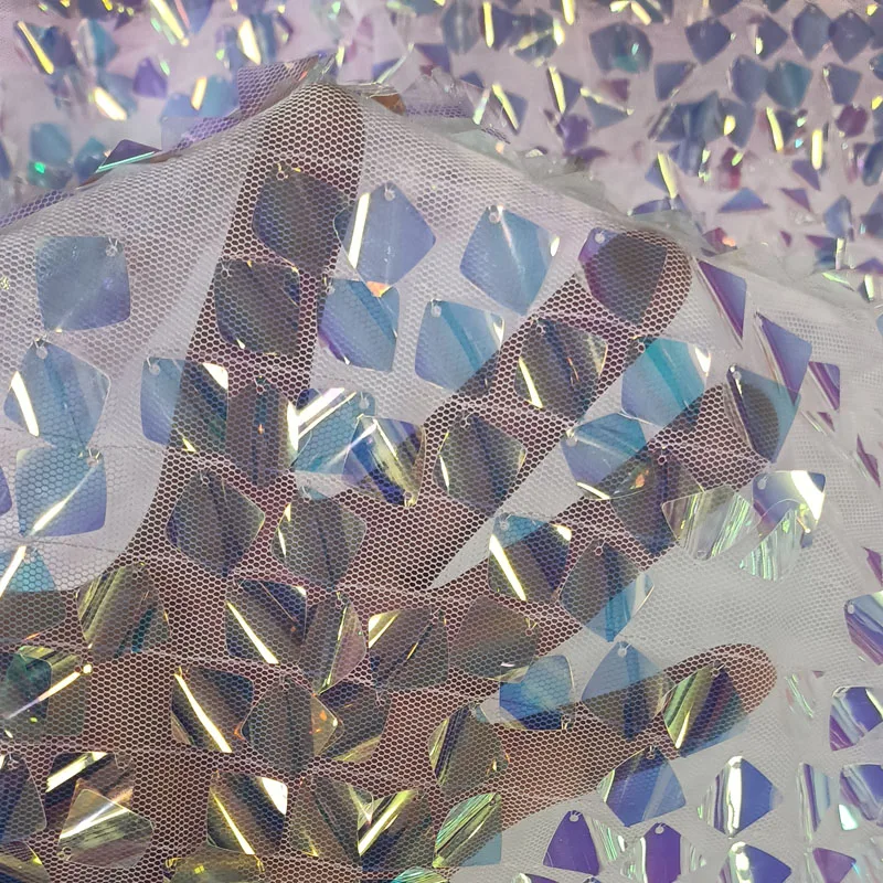 D-857 кружевная ткань с блестками