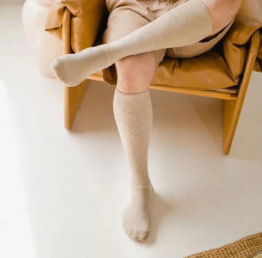 dropshipping printing Non-Binding diabetic Bamboo socks Prevent Varicose Veins Socks