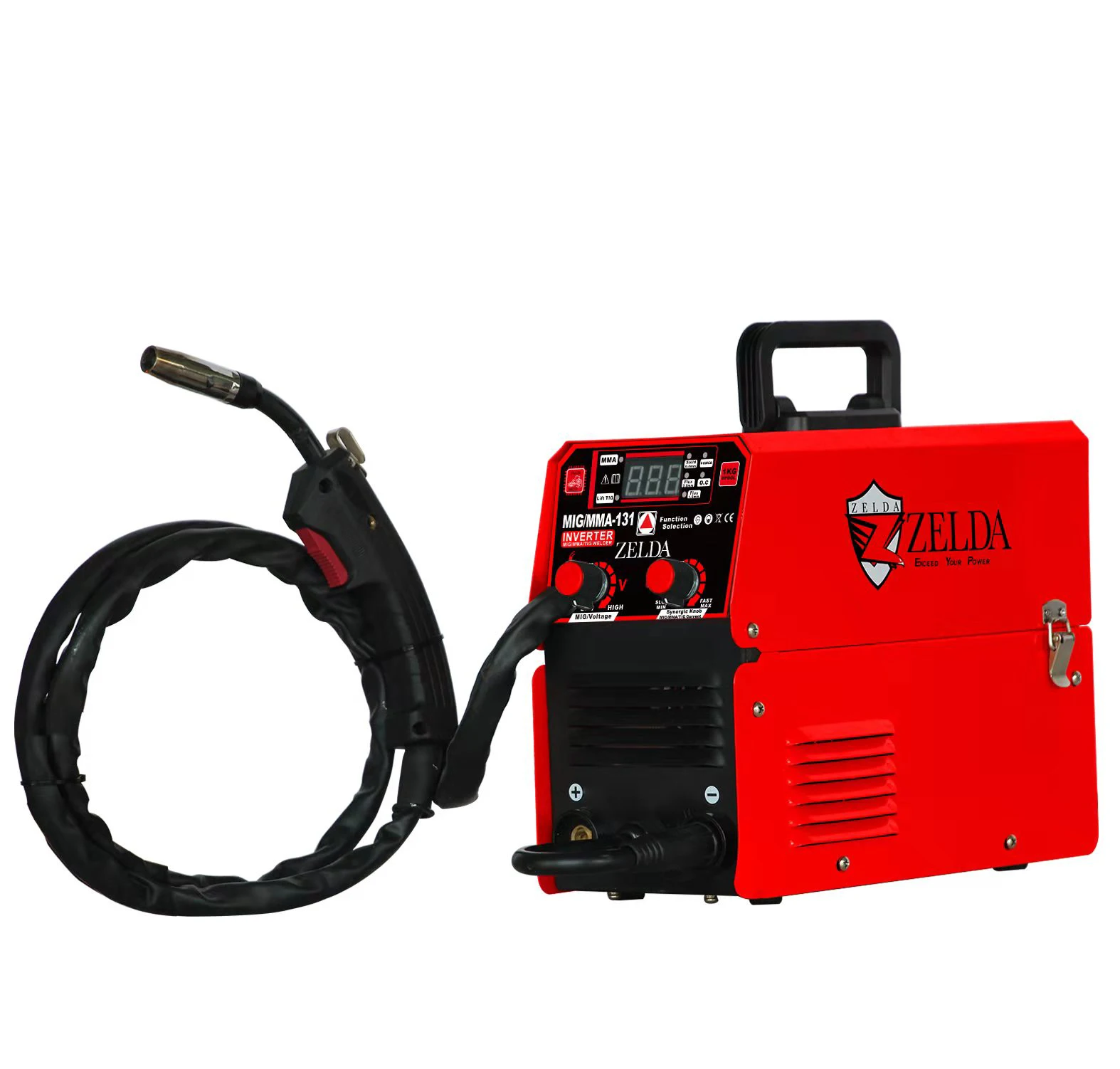 Zelda 4 Functions In 1 Welding Machine Portable 130A Gas And Gasless MIG Welder