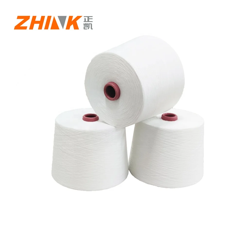 80% Polyester 20% Viscose Mid Fiber NE 36/1 Ring Spun Yarn for Weaving