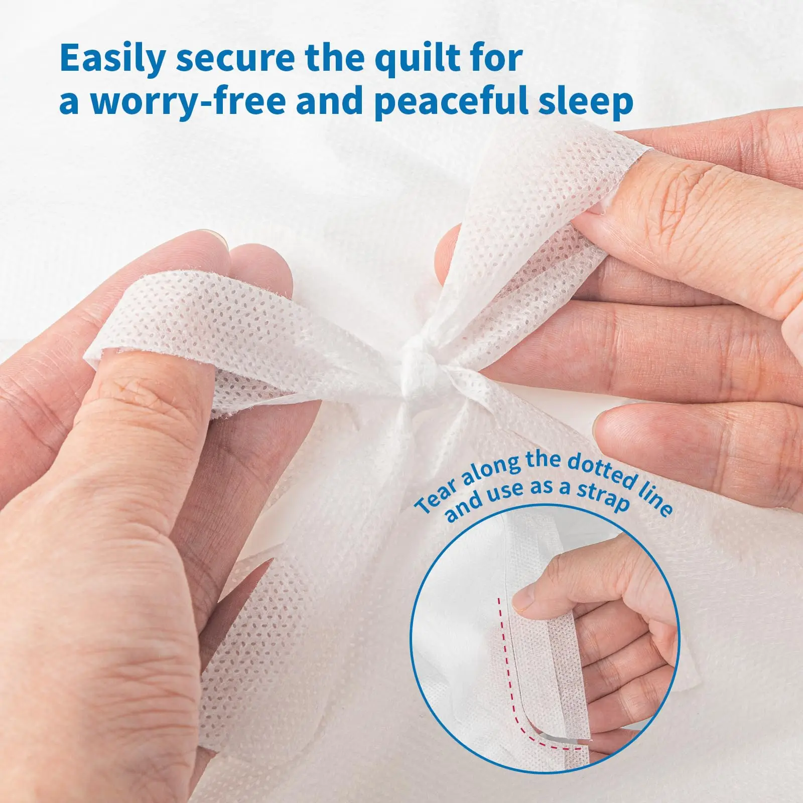 For Travel Business Trip Spa Hotel 4 PCS Disposable Bed Sheet Queen Size Portable Sheet with Cover disposable bedding