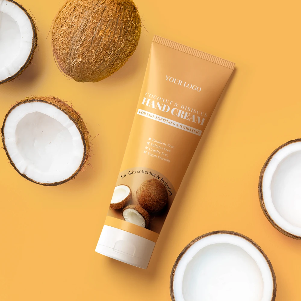 GMPC частная этикетка отбеливающий крем для удаления темных пятен кокосовый рук