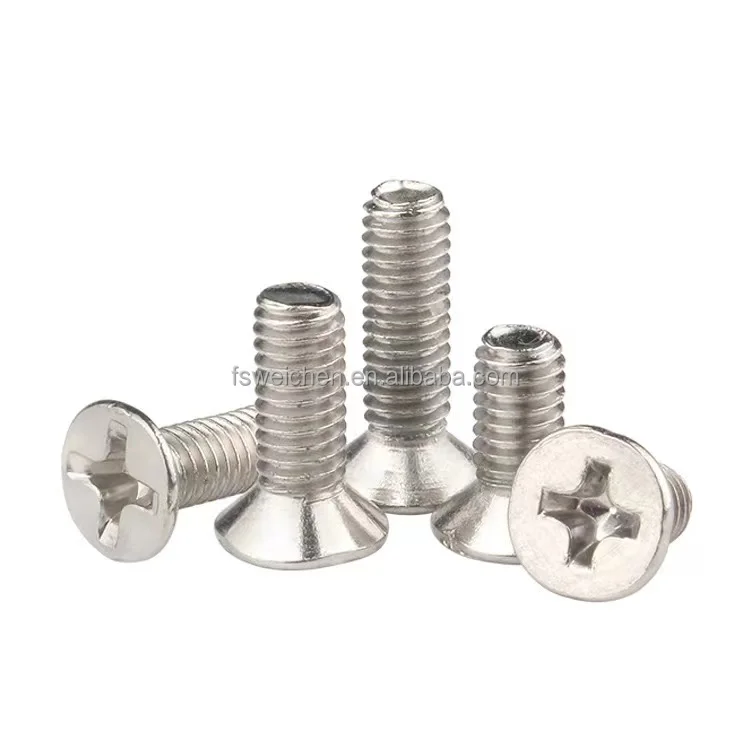 Stainless Steel Super Duplex 2205 2507 A286 Countersunk Head Machine Screws