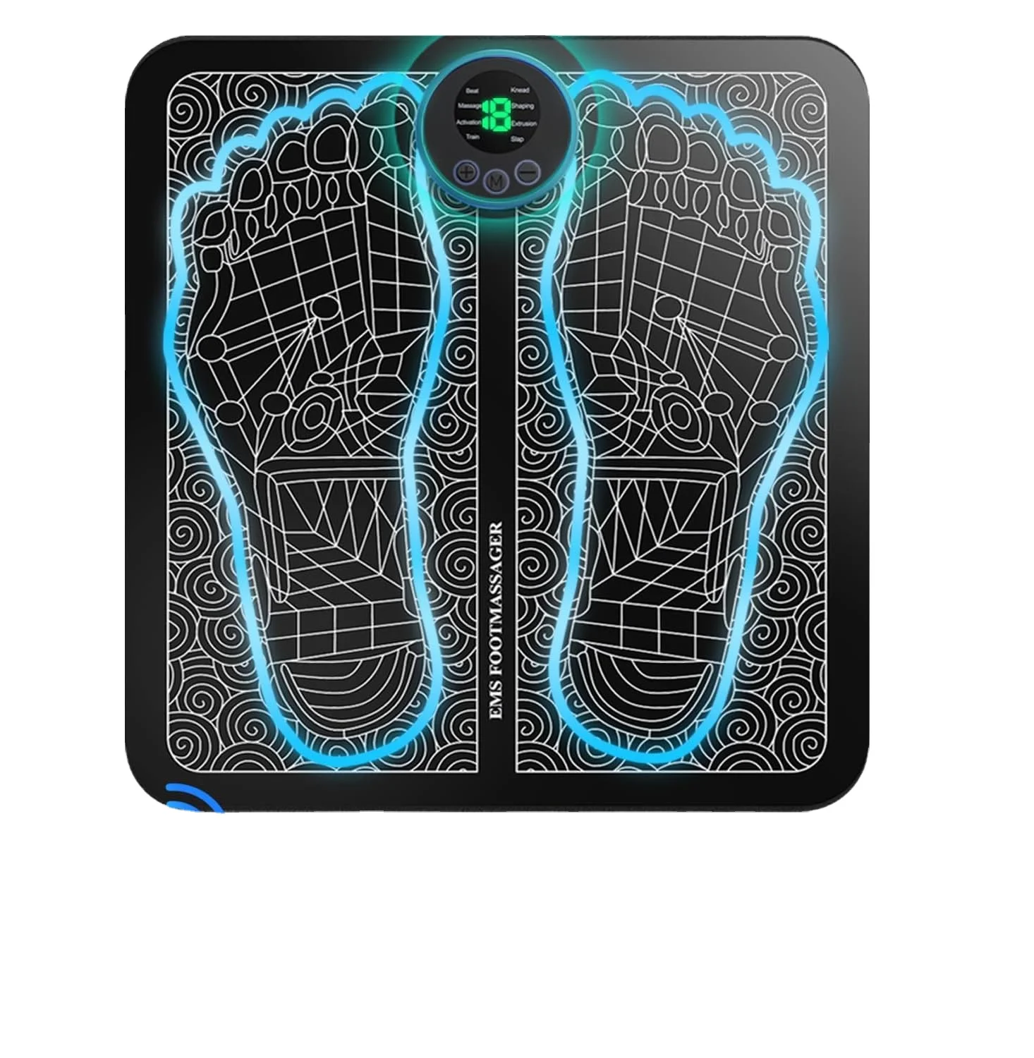 Multi functional electronic foot massager remote control