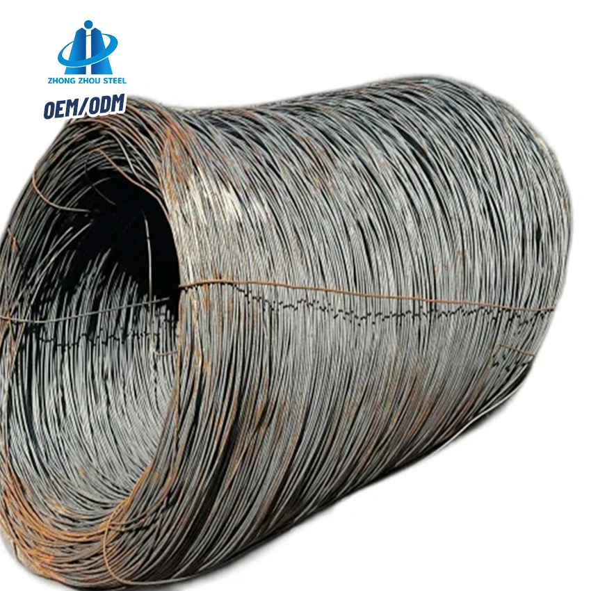 Wholesale building warehouse steel wire Low carbo steel hot rolled 5.5mm-26mm Wire rods for Nail Manufacturing