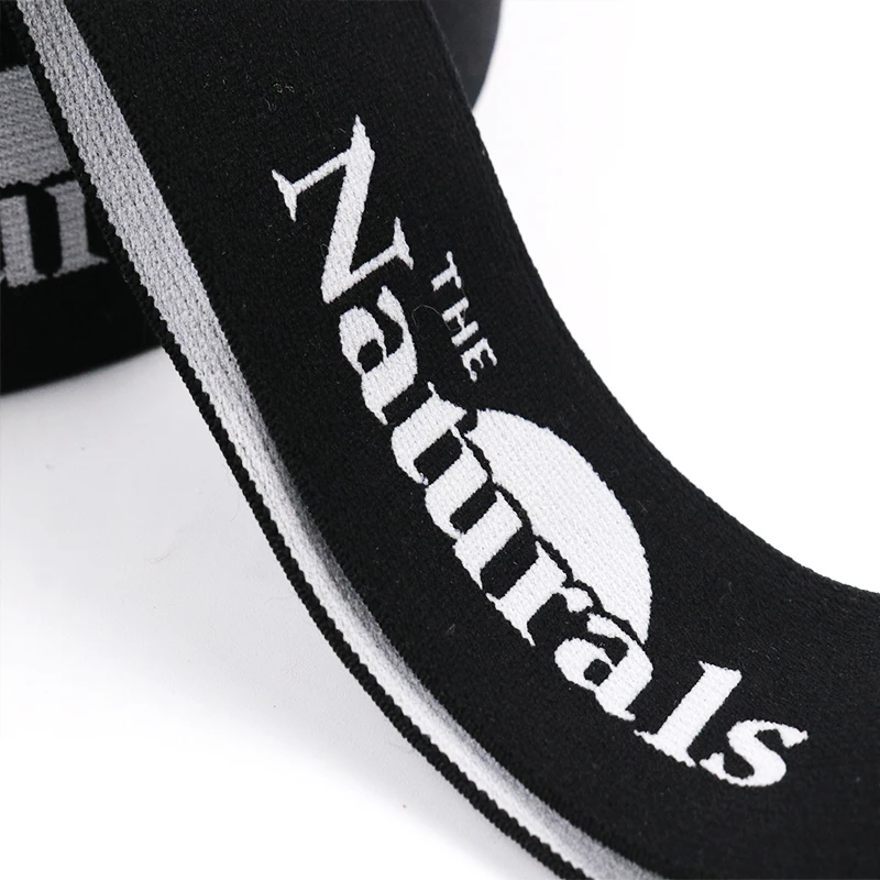 Low Moq 25mm 30mm 40mm  Custom Design Jacquard Elastic Band Webbing For Clothes Sport Underwear Elastic Waistband