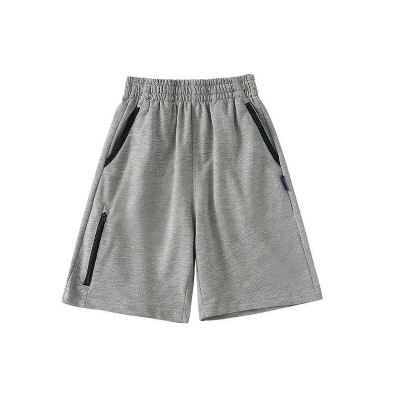 Student casual shorts summer navy blue gray sports shorts