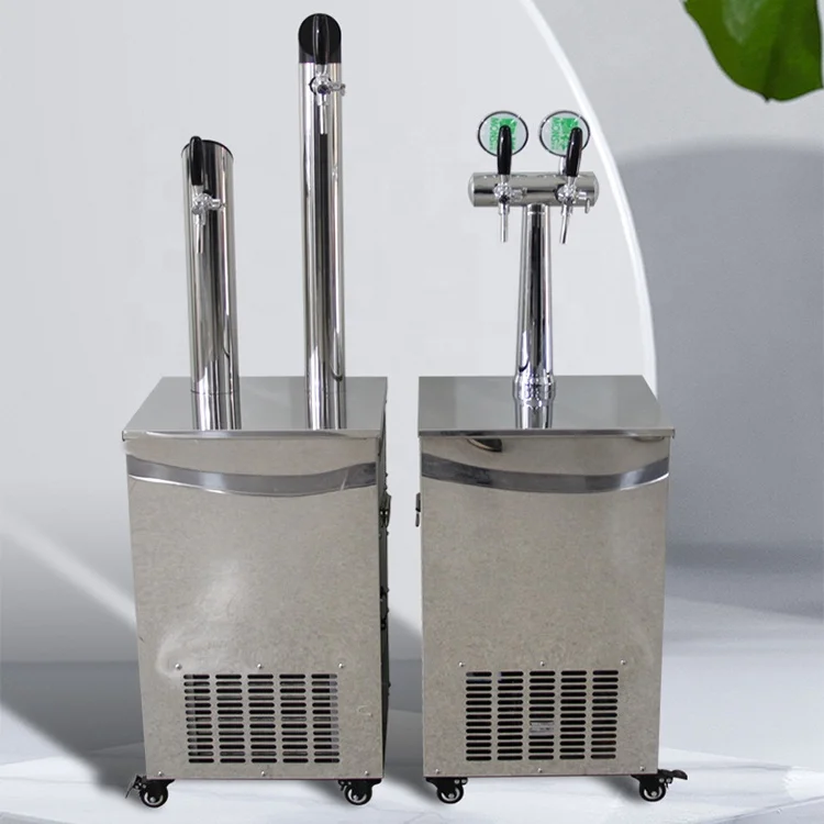 Cocktail Party Kegerator Stainless Steel Water Cooled Draft Beer Dispenser