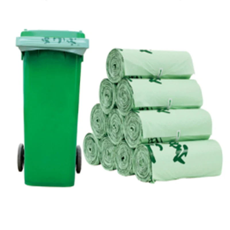 EN 13432 100% биоразлагаемый мешок для мусора PBAT/PLA