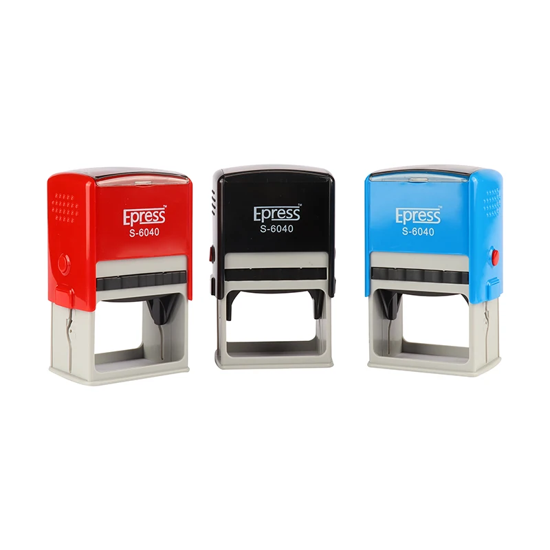 Custom Plastic Self-inking Automatic Date stampers Portable Date Time Stamp