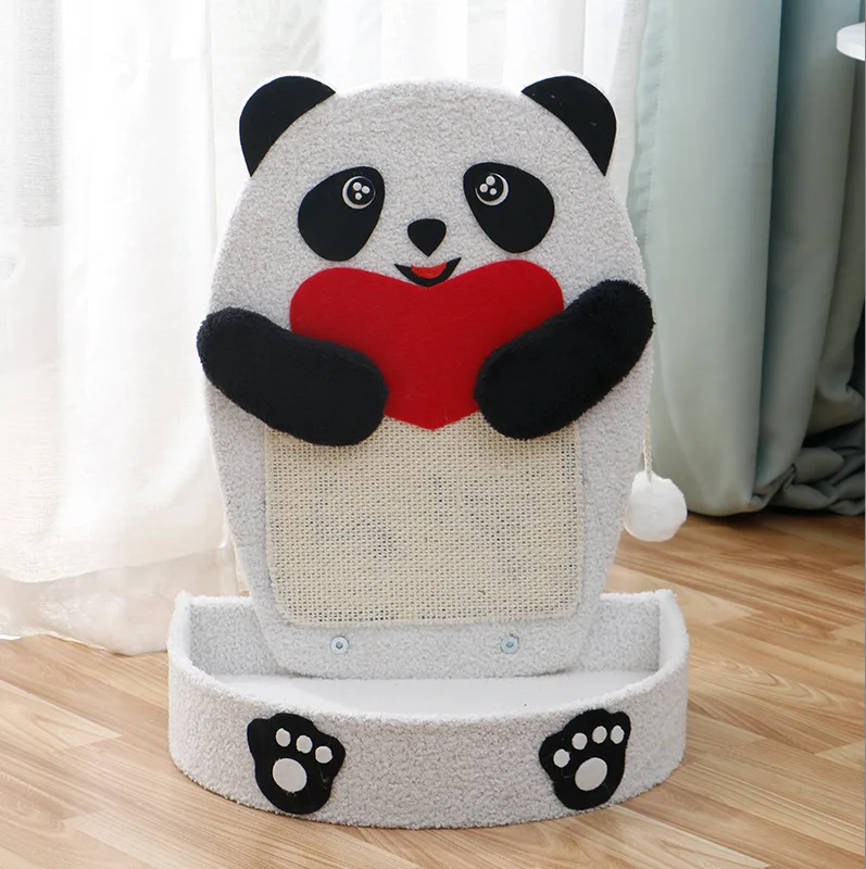 Sisal Rope Scratch Board Cat Scratching Post for Floor Or Wall Mounted Use with Toy BallWall Furniture Cat Scratcher Mat