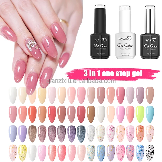 Salon Nail Beauty 3 in 1 One Step Gel Polish Factory Wholesale UV Gel Polish