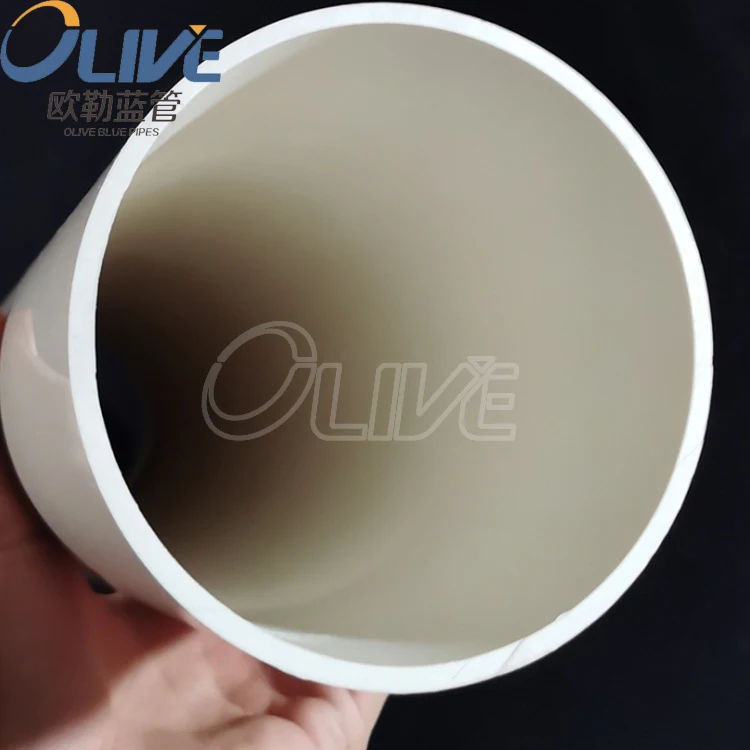 Underground 4 Foot 1 m 450mm 16 Inch Diameter 700mm Sdr17 Plastic Water Pipe Upvc Pvc U for Potable