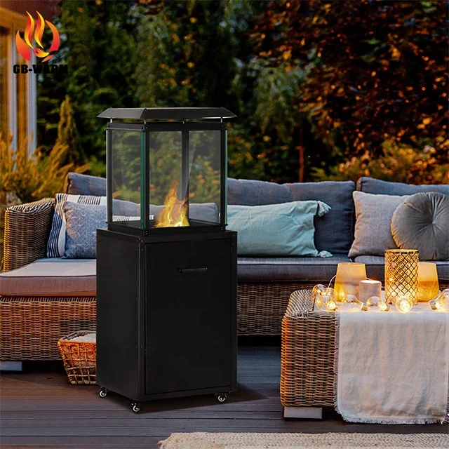 High Quality Steel Fire Pit Garden Factory Direct Sale New Arrival Popular Design Propane Gas Heating High Quality Outdoor Style