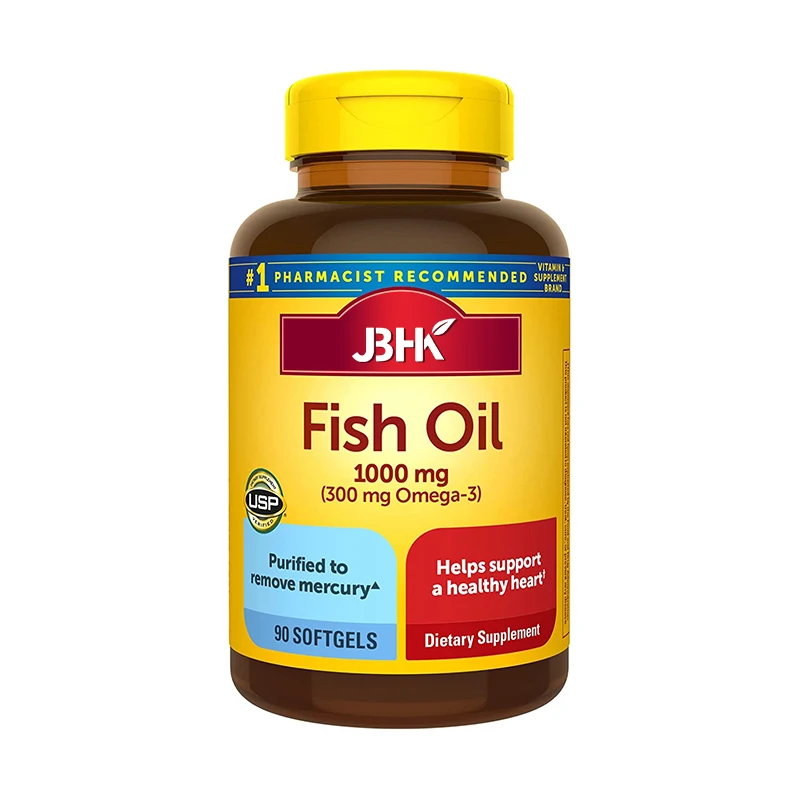 Nature Made Fish Oil Supplements 1200 mg, Omega 3 Fish Oil for Healthy Heart Support, 60 Softgels, 75 Day Supply