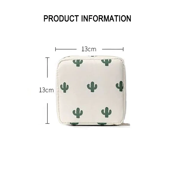 Outdoor camping waterproof Tampon Storage Bag Portable Travel Cosmetics Headset data cable storage Bag Cute Sanitary Napkin Bag