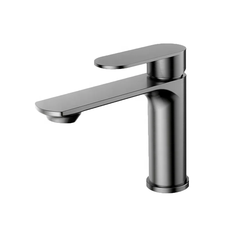 Single Hole Hot And Cold Water Mixer Bathroom Basin Mixer Faucet Tap Stainless Steel Wash Basin Faucet