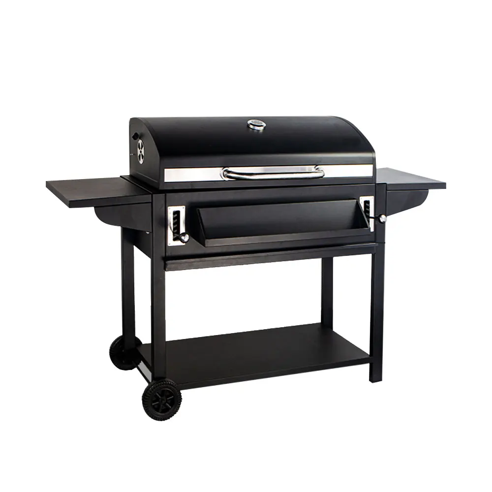 Складной угольный гриль для пикника на открытом воздухе с небольшим барбекю