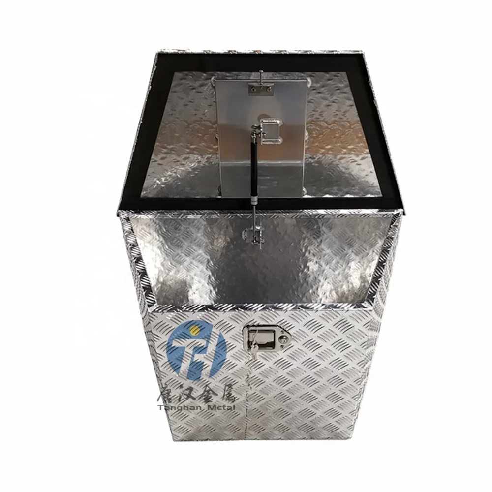 Aluminium Heavy Duty Covered Storage Tool Box For Caravan & Motorhome