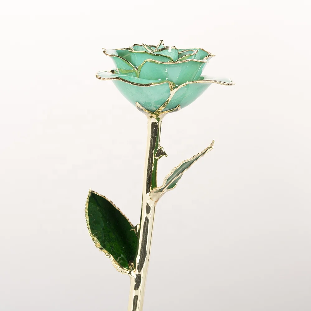 real rose dipped in 24k gold Eternal Rose Flower real preserved rose  preserved fresh flower preserved gold rose