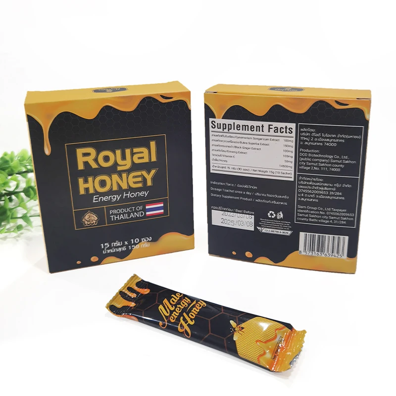 OEM Wholesale manufacturers: Special secret formula ginseng herbal honey for men