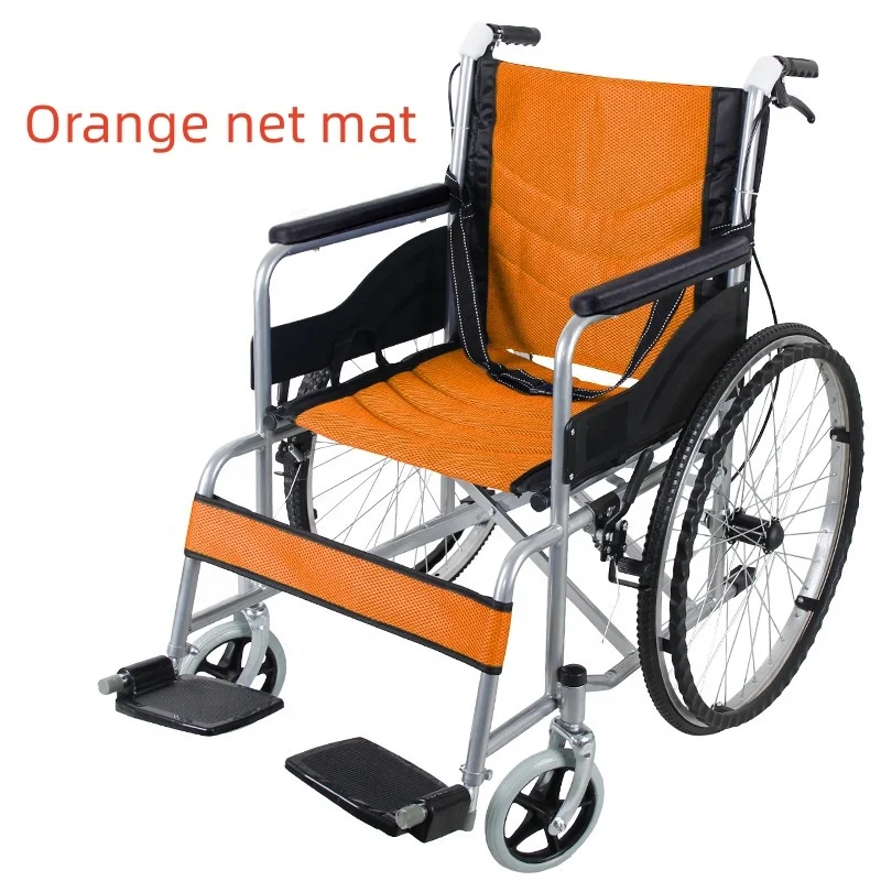 High Quality Foldable Adjustable Wheel Chair Thickness Steel Chair with Wheels for Disabled Commode Wheelchair