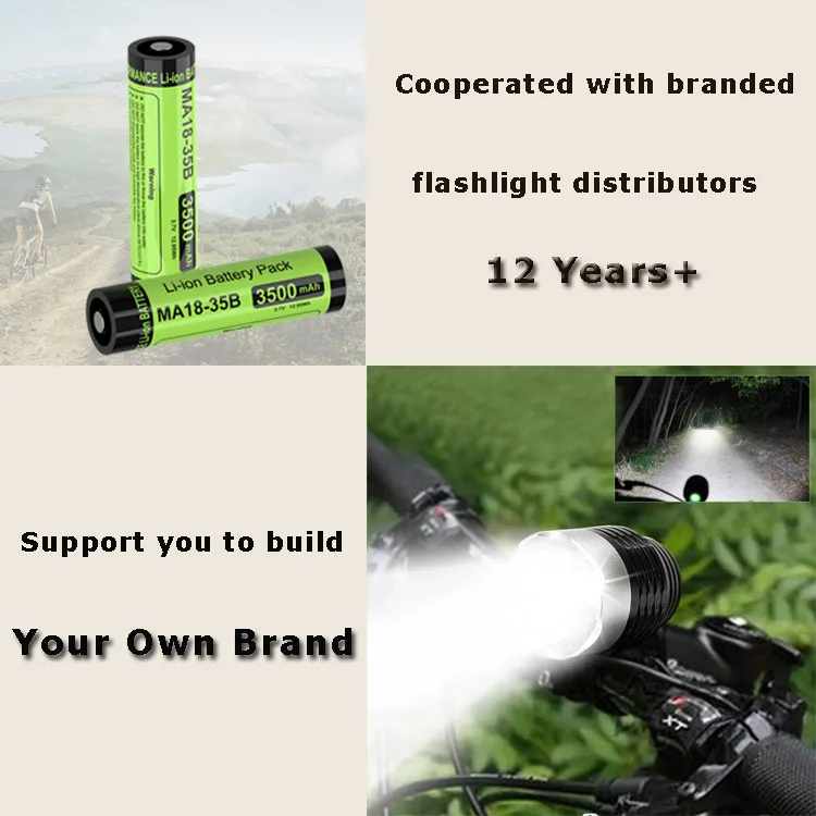 Wholesaler 3.7v 18650 lithium ion battery 1800mah 3500mah 2600mah for flashlight electronic products