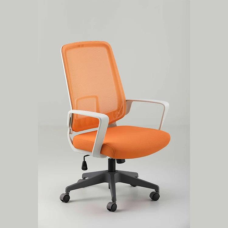 
Medium Back Support Cushions Lumbar Support Colorful Orange Breathable Mesh Office Chair 