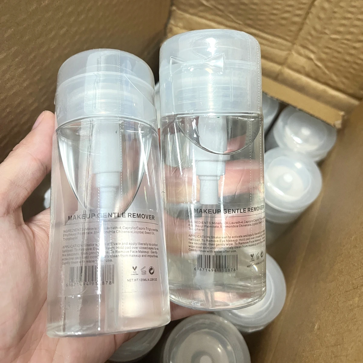 Private label makeup gentle remover deep cleansing oil non-sensitive makeup removing oil natural low moq makeup remover