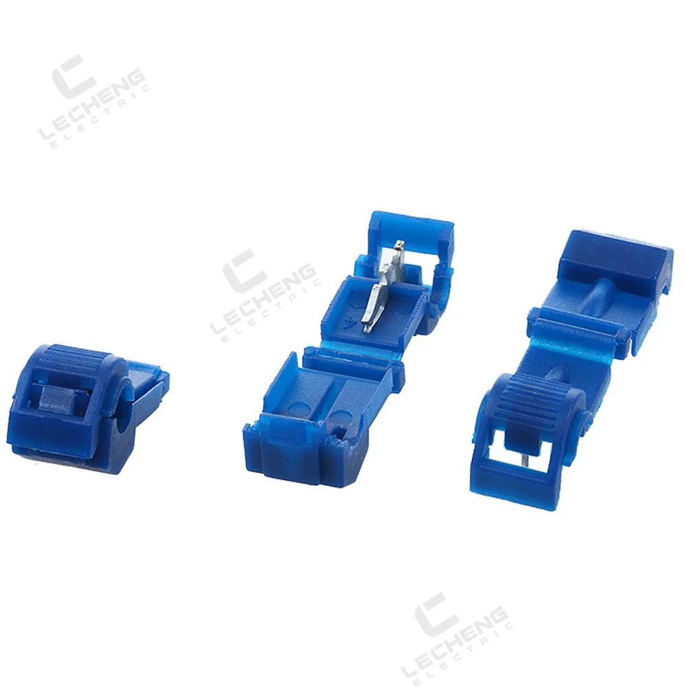 18-14AWG Blue T Tap Wire Connectors Quick Splice Wire Connectors