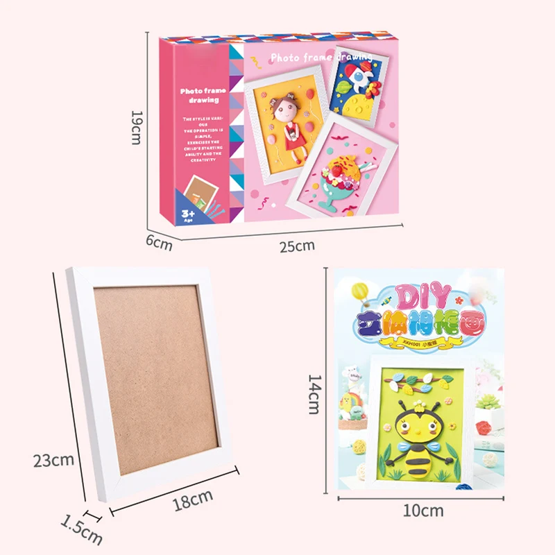 Air Dry Clay Ultra Light and Clay Photo Frame Drawing and Eco-Friendly Modeling Clay with Tools