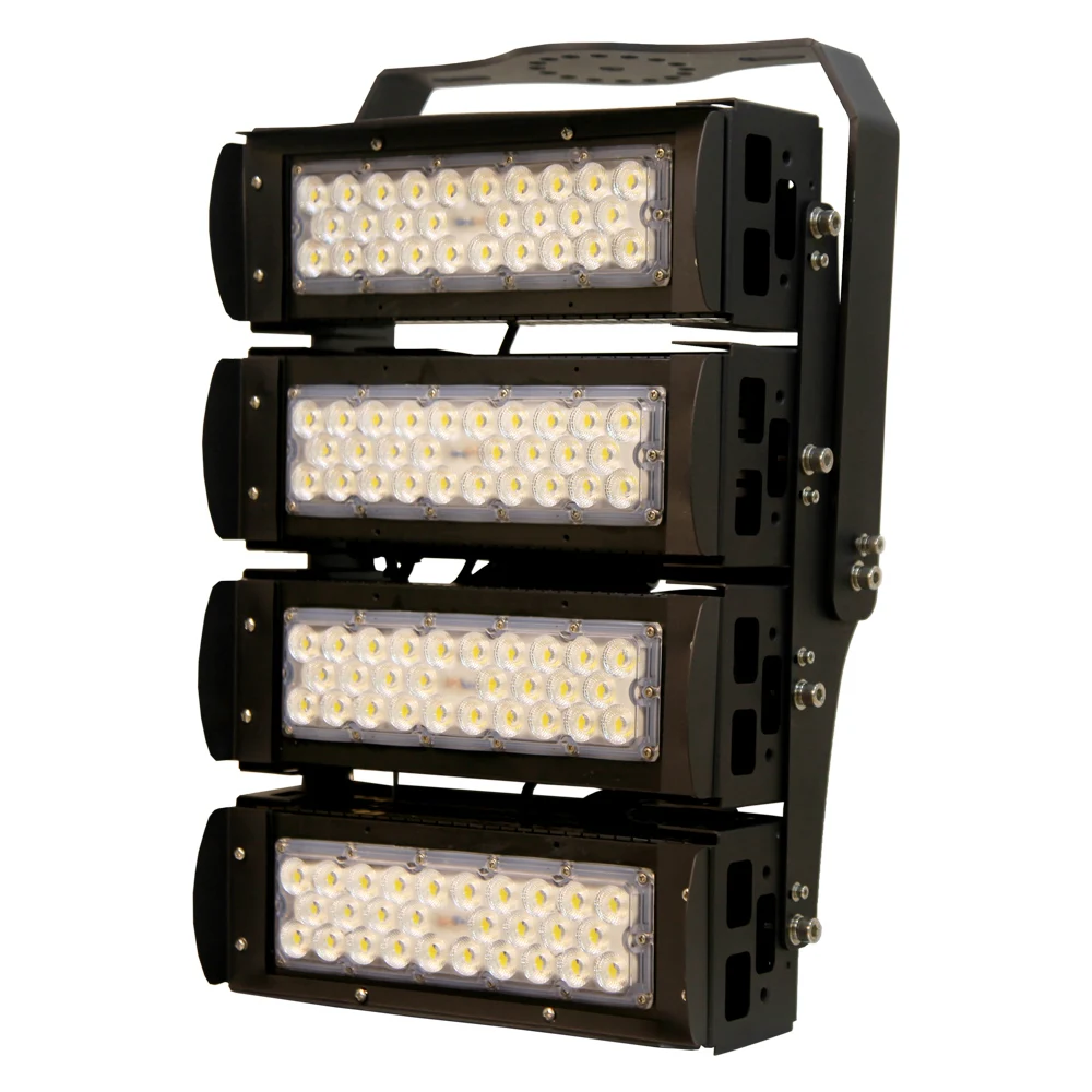 400W Outdoor LED Flood Light for Football Sports Stadium High Brightness with Warm White & 6500K ROHS & EMC Certified Reflectors